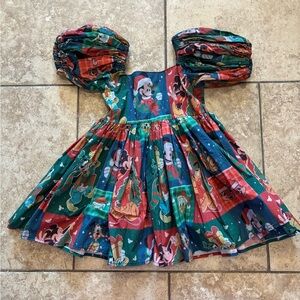 Wild Rich kids Disney Christmas dress 3/4